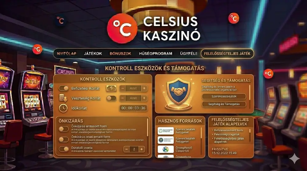 Felelős játék – fogadási határok